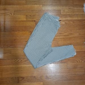 H&M Houndstooth skinny jeans-Womens size 10